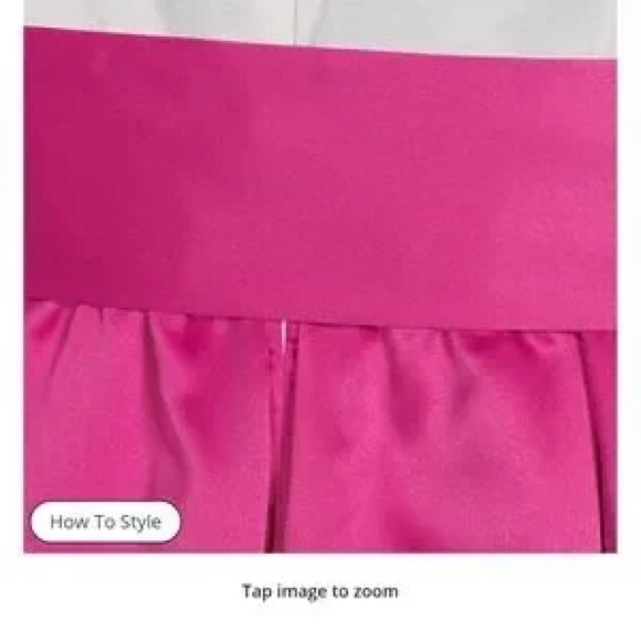 🩷Jessica Howard-  Collared V-Neck Tie Sash Ball Gown🩷 PRISTINE CONDITION🩷🩷🩷 - Picture 4 of 8